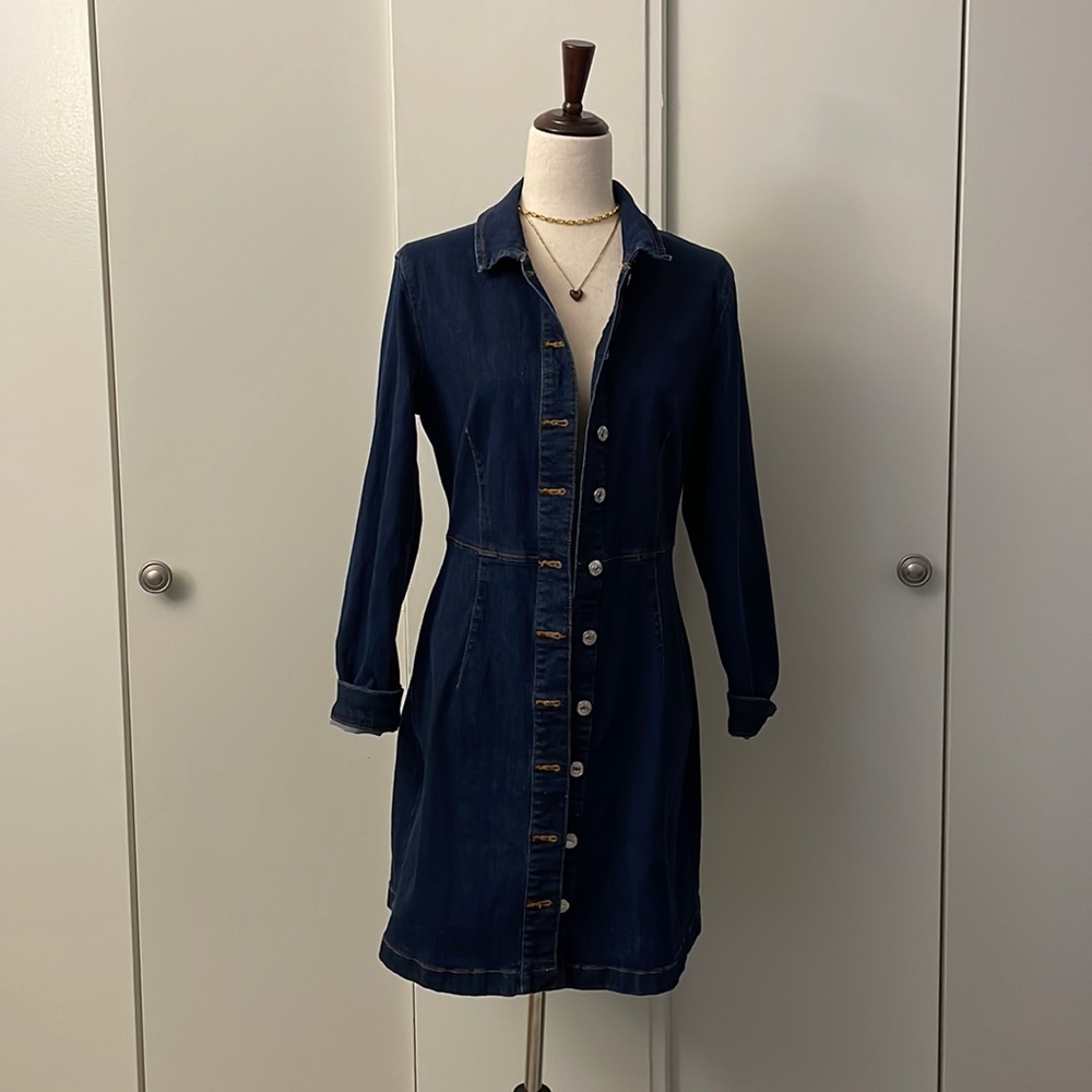 Mango Dark Denim Jacket